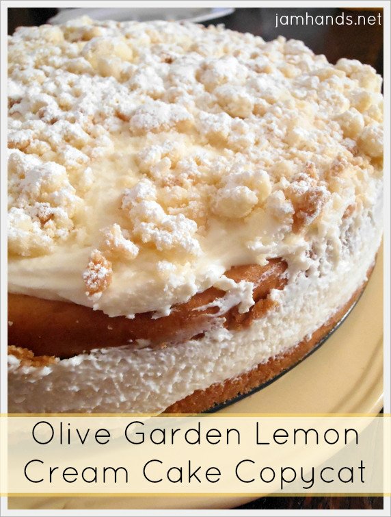 Olive Garden Lemon Creme Cake Recipe
 Jam Hands Olive Garden Lemon Cream Cake Copycat
