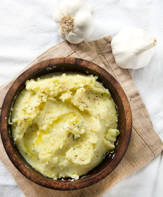 Olive Oil Mashed Potatoes
 Olive Oil and Roasted Garlic Mashed Potatoes Panning The