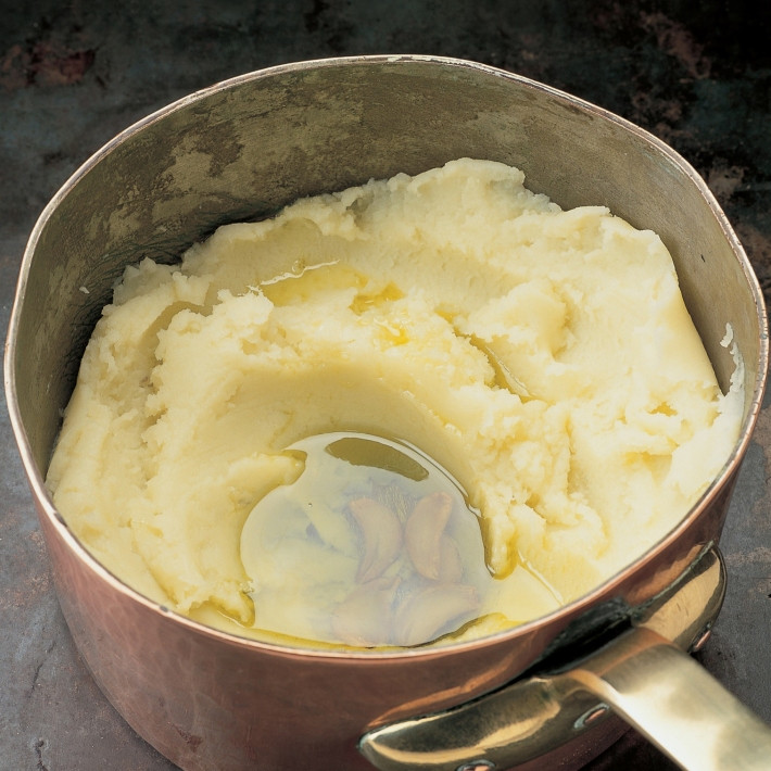 Olive Oil Mashed Potatoes
 Mashed Potato with Garlic infused Olive Oil