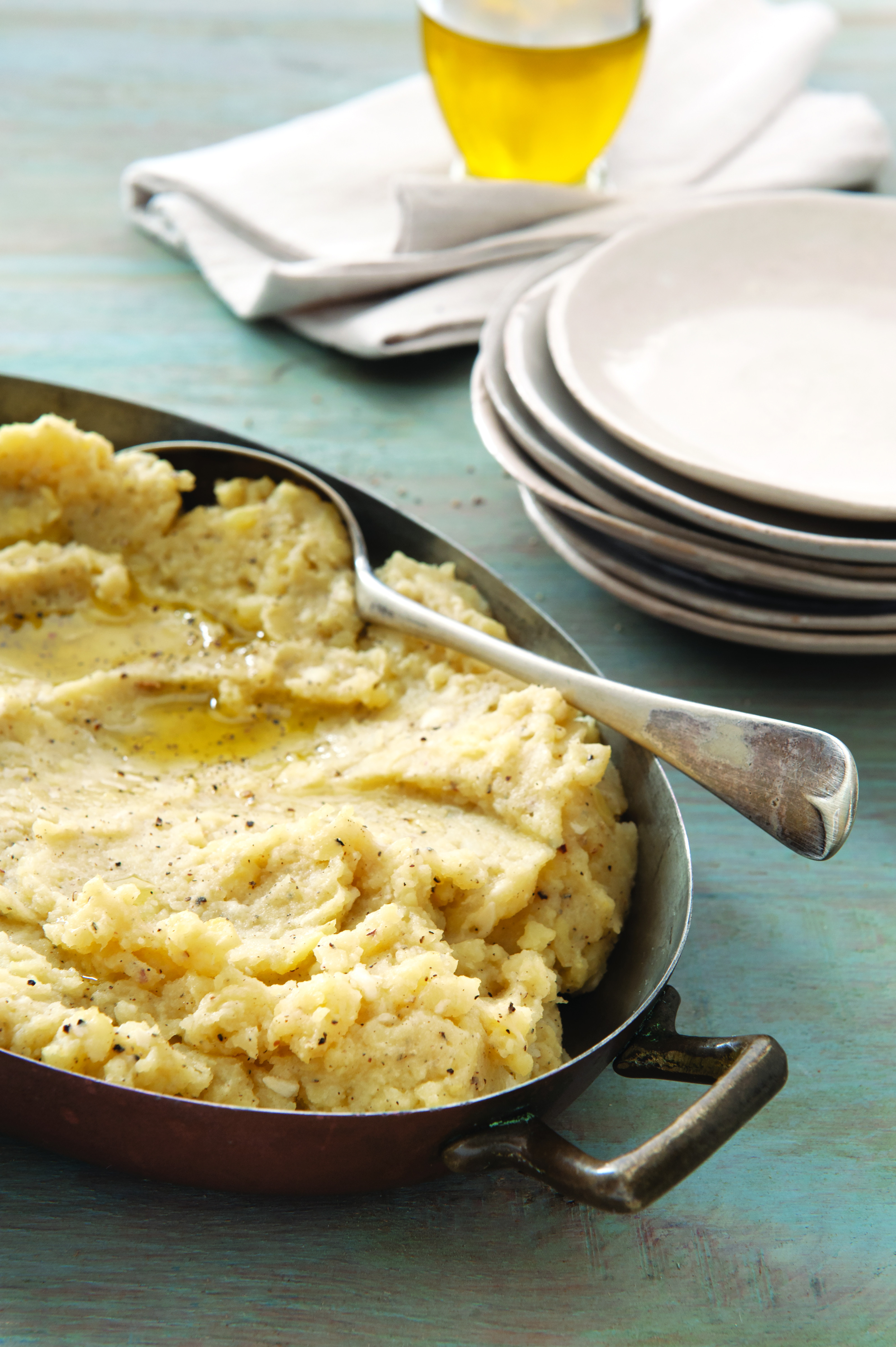 Olive Oil Mashed Potatoes
 Olive Oil Mashed Potatoes from The Mediterranean Family