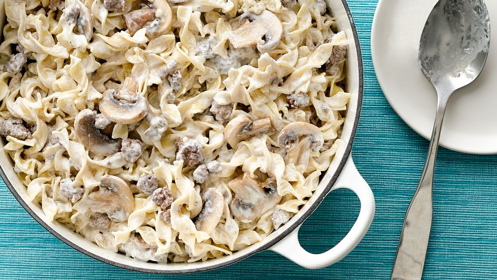 One Pot Beef Stroganoff e Pot Creamy Beef Stroganoff recipe from Pillsbury