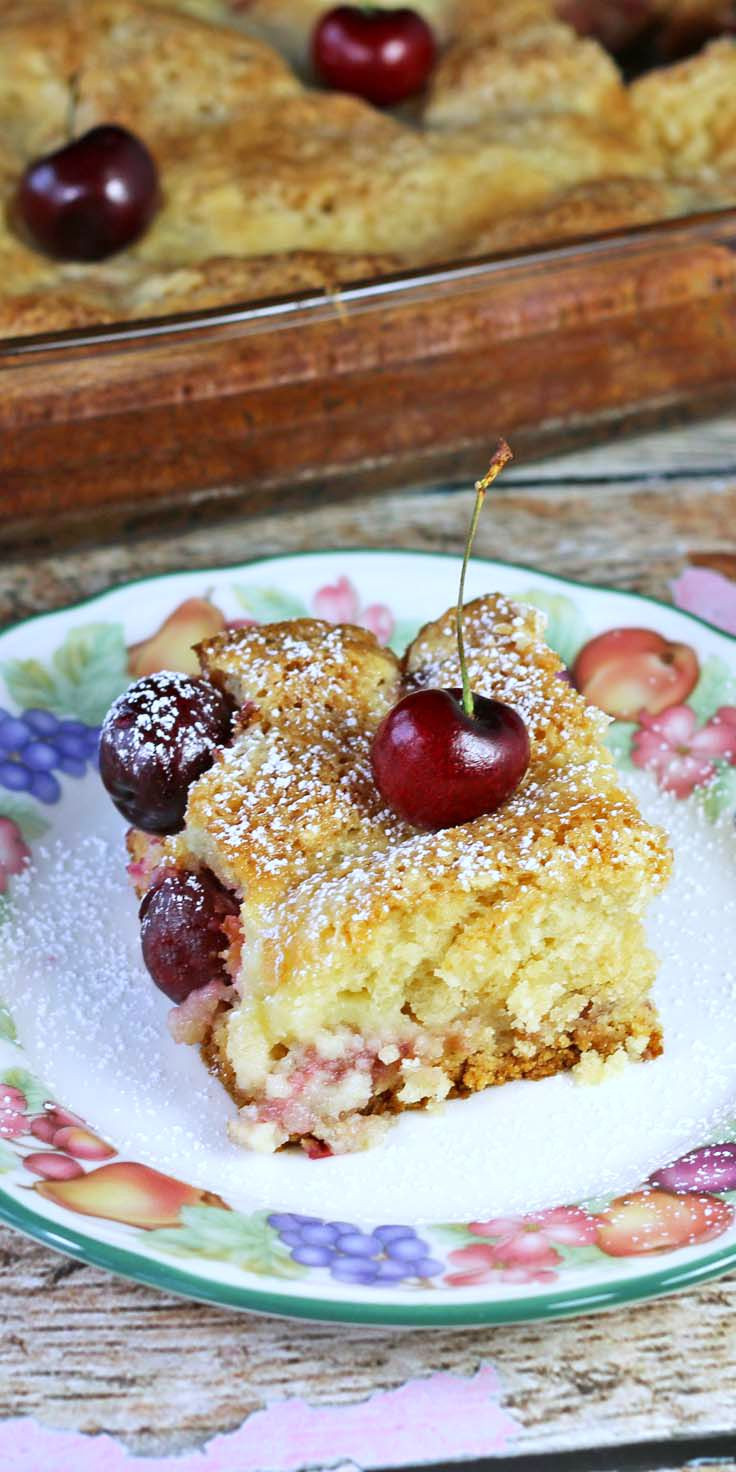 Ooey Gooey Butter Cake Recipe
 Sweet Cherries Ooey Gooey Butter Cake Recipes Food and