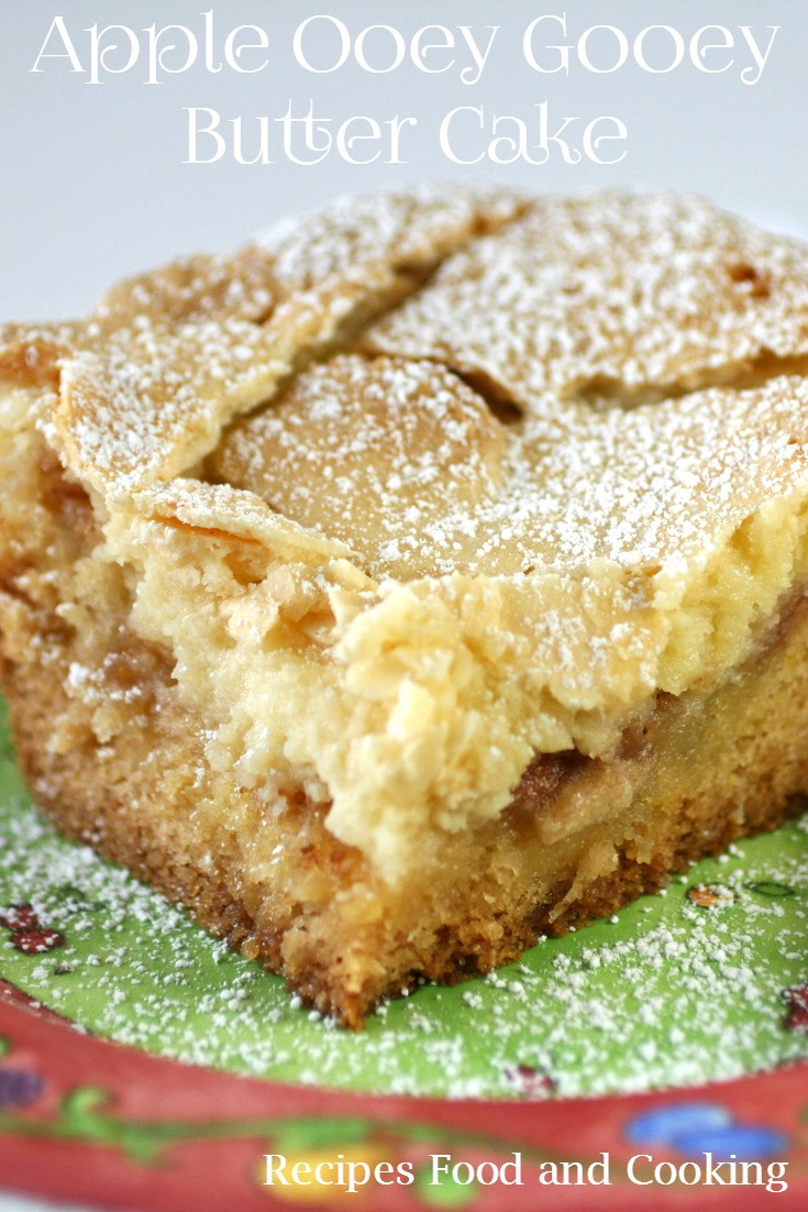 Ooey Gooey Butter Cake Recipe
 Spiced Apple Ooey Gooey Butter Cake Recipes Food and Cooking