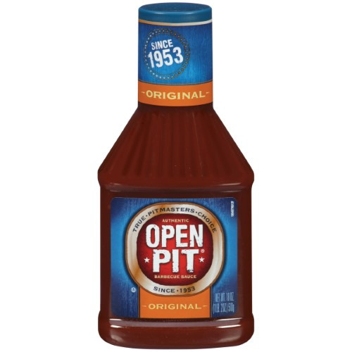 Open Pit Bbq Sauce
 Open Pit Barbecue Sauce Original 18 Oz