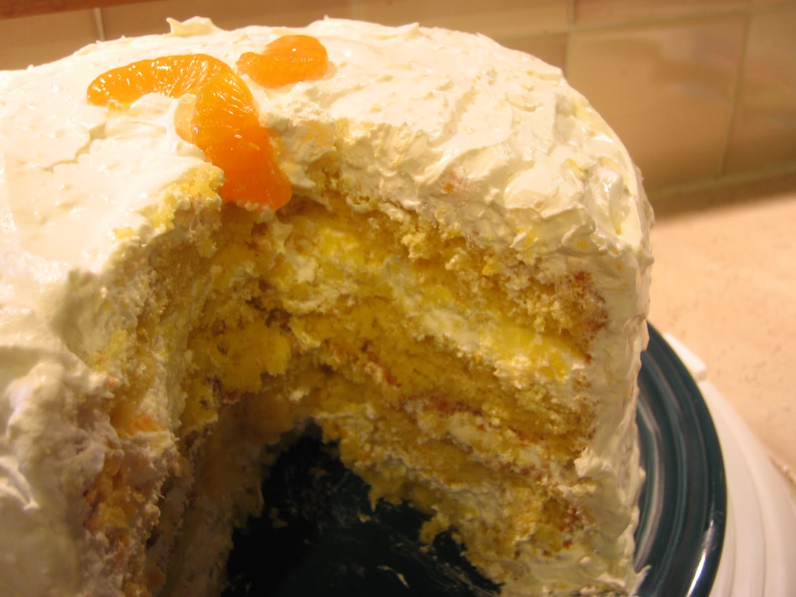 Orange Pineapple Cake
 The Baking Redhead Mandarin Orange Pineapple Cake