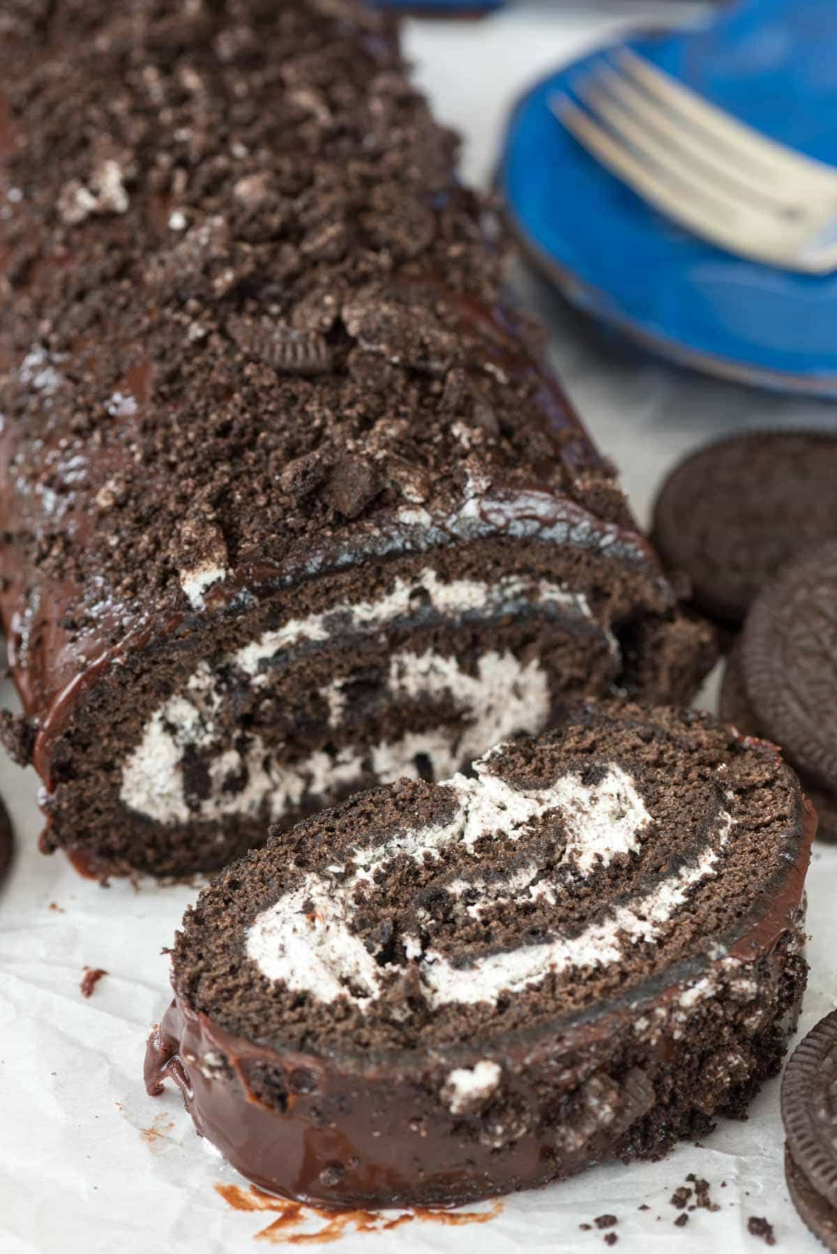 Oreo Cake Recipe
 Cookies n Cream Oreo Cake Roll Crazy for Crust