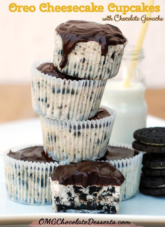 Oreo Cheesecake Cupcakes
 Cheesecake Cupcakes Oreo With Chocolate Ganache