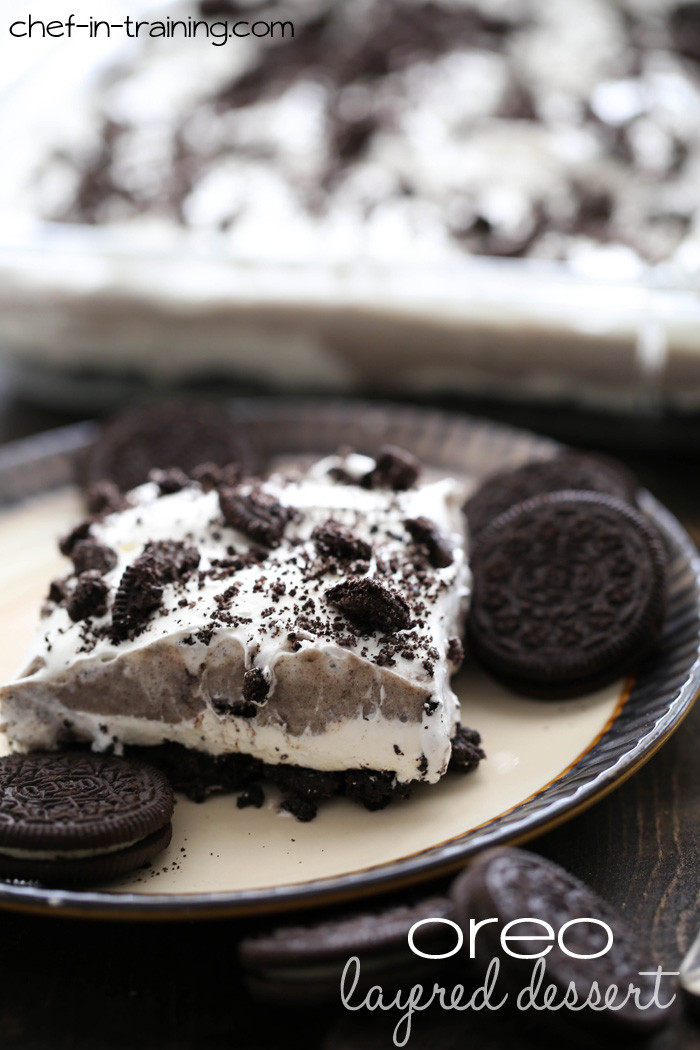 Oreo Cookie Dessert Recipe
 Oreo Layered Dessert Chef in Training