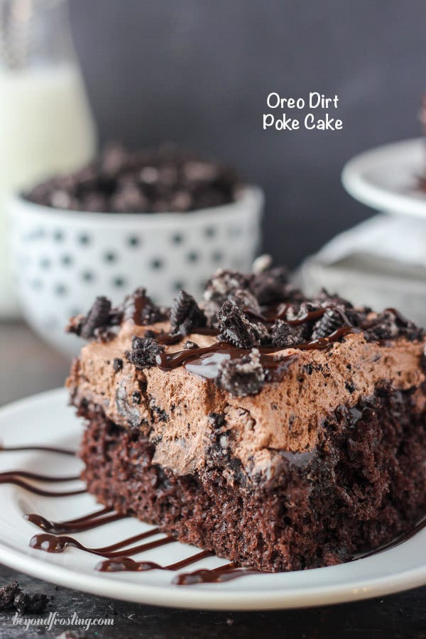 Oreo Dirt Dessert Recipe Cool Whip
 Oreo Dirt Poke Cake Beyond Frosting