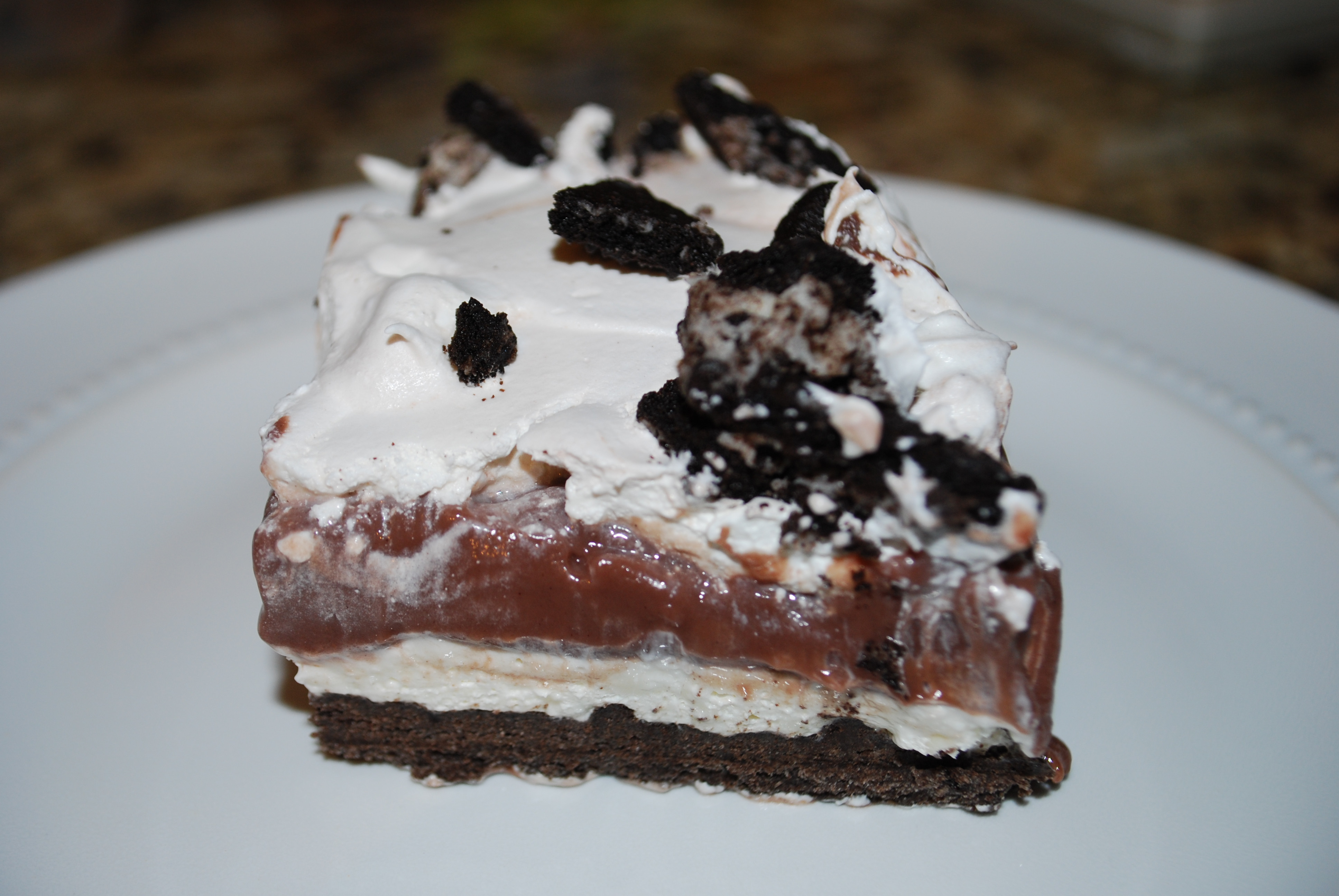 Oreo Layer Dessert
 Super Bowl Recipe No Bake Oreo Layer Dessert