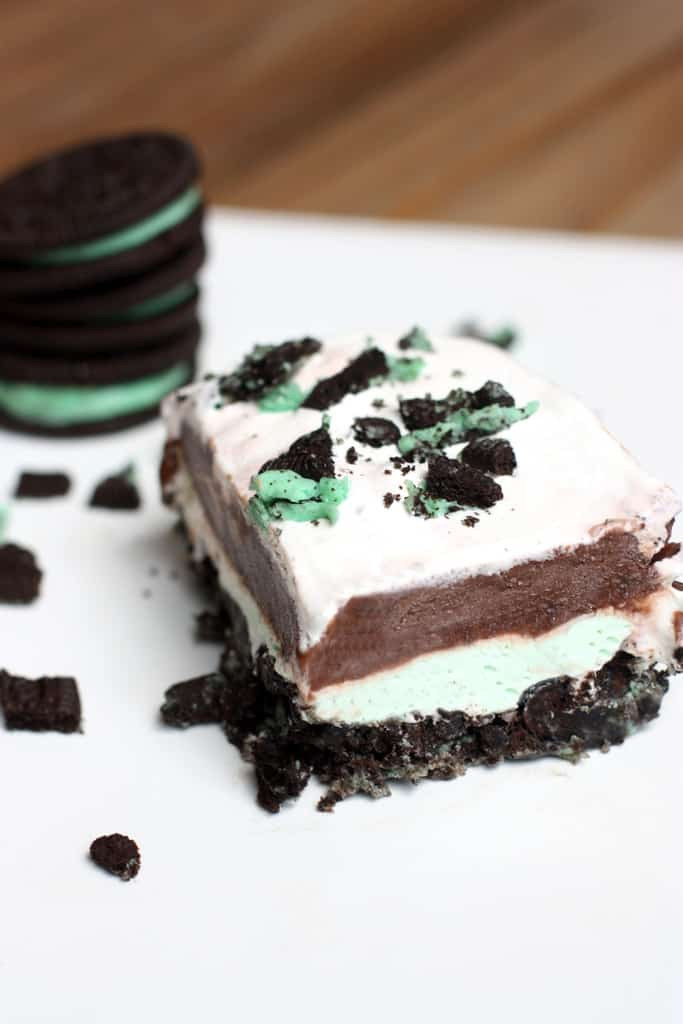 Oreo Layer Dessert
 Mint Oreo Layer Dessert from Tastes Better From Scratch