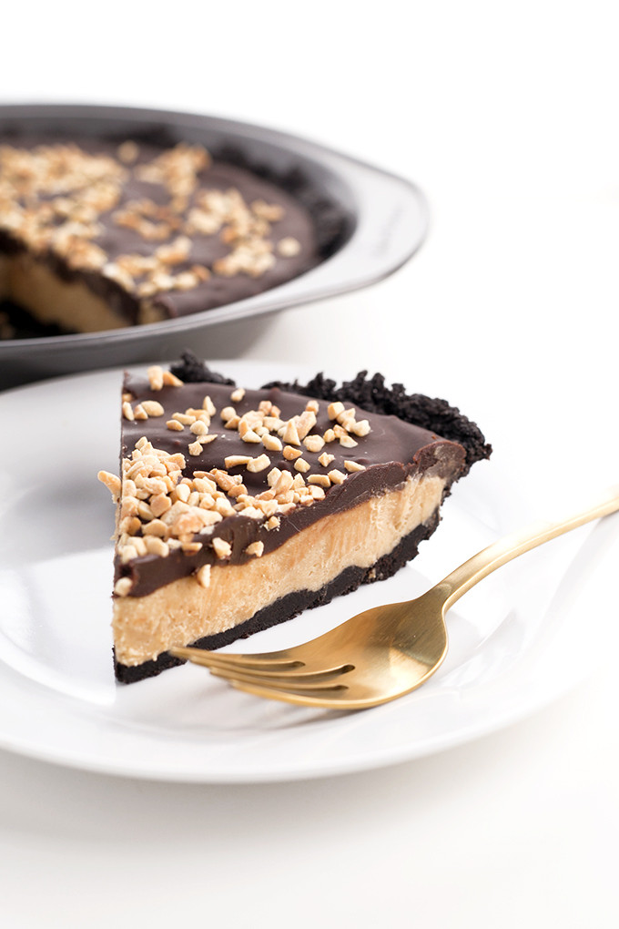 Oreo Peanut Butter Pie
 Vegan Oreo Peanut Butter Pie