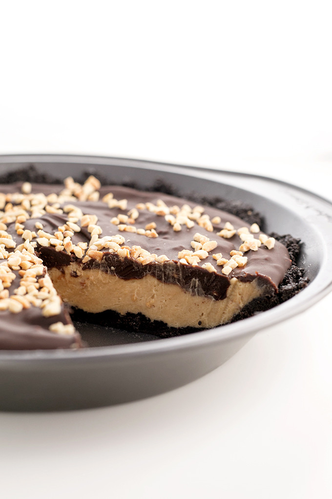 Oreo Peanut Butter Pie
 Vegan Oreo Peanut Butter Pie