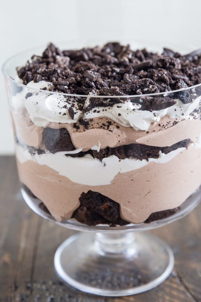 Oreo Pudding Dessert
 Oreo Brownie Trifle