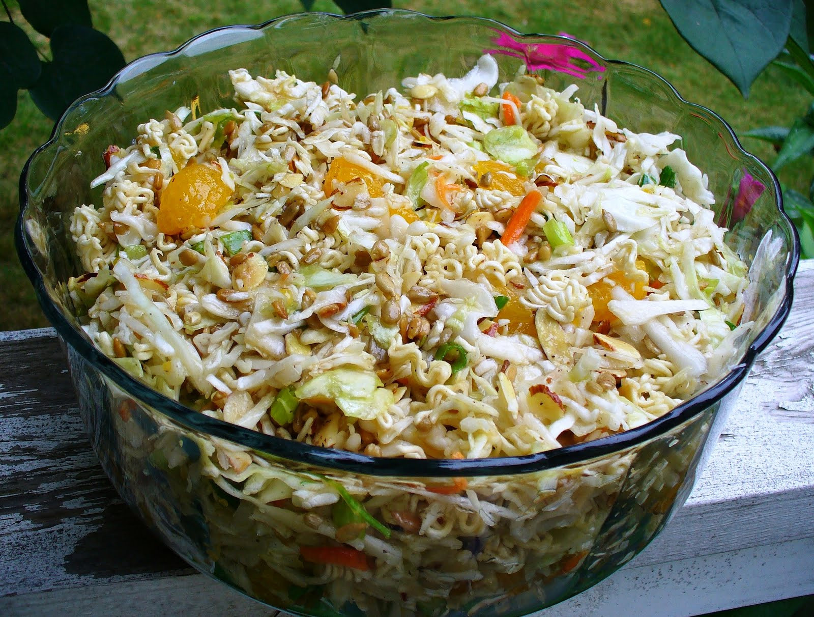 Oriental Salad With Ramen Noodles
 Leenee s Sweetest Delights Oriental Salad