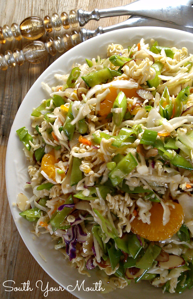 Oriental Salad With Ramen Noodles
 South Your Mouth Crunchy Oriental Ramen Salad