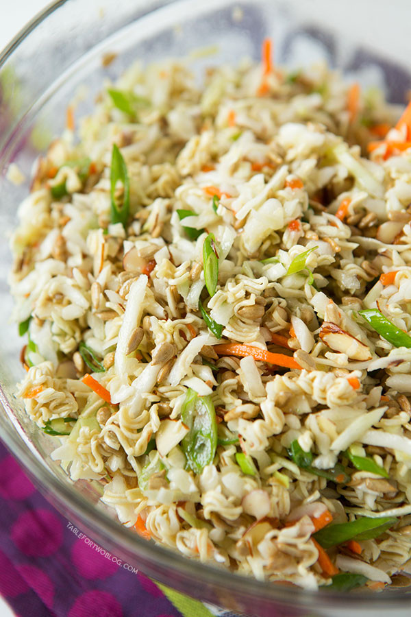 Oriental Salad With Ramen Noodles
 chinese cabbage salad top ramen