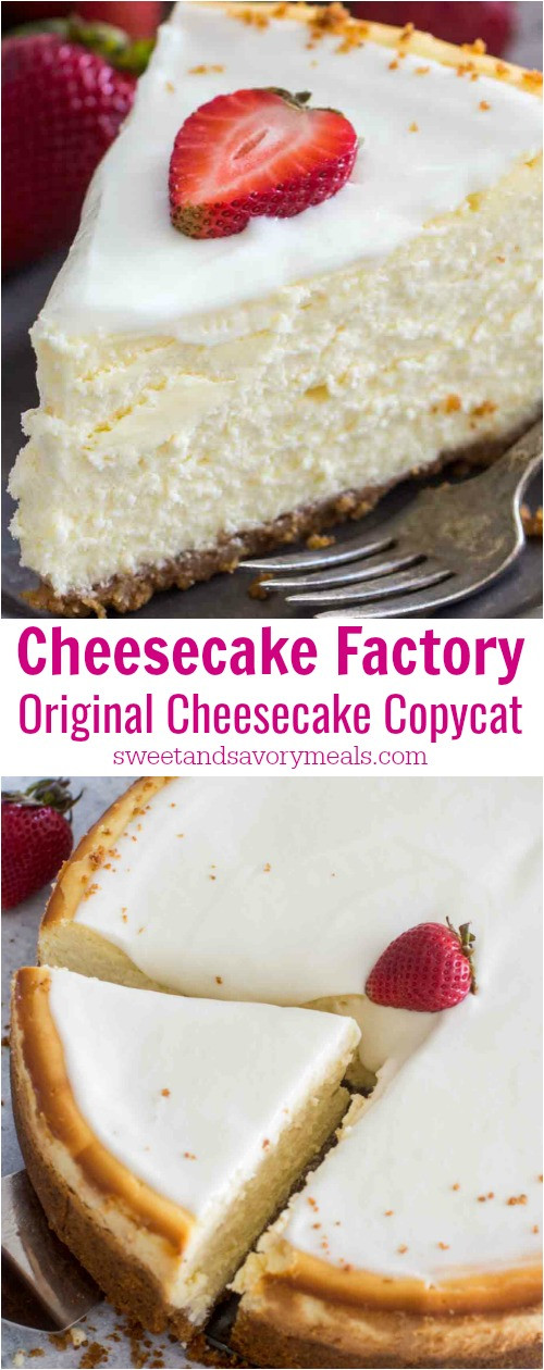 Original Cheesecake Recipe
 Cheesecake Factory Original Cheesecake Copycat Recipe