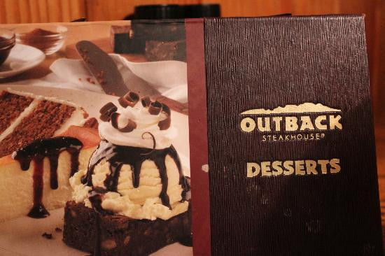 Outback Desserts Menu
 ion appetizer Picture of Outback Steakhouse San