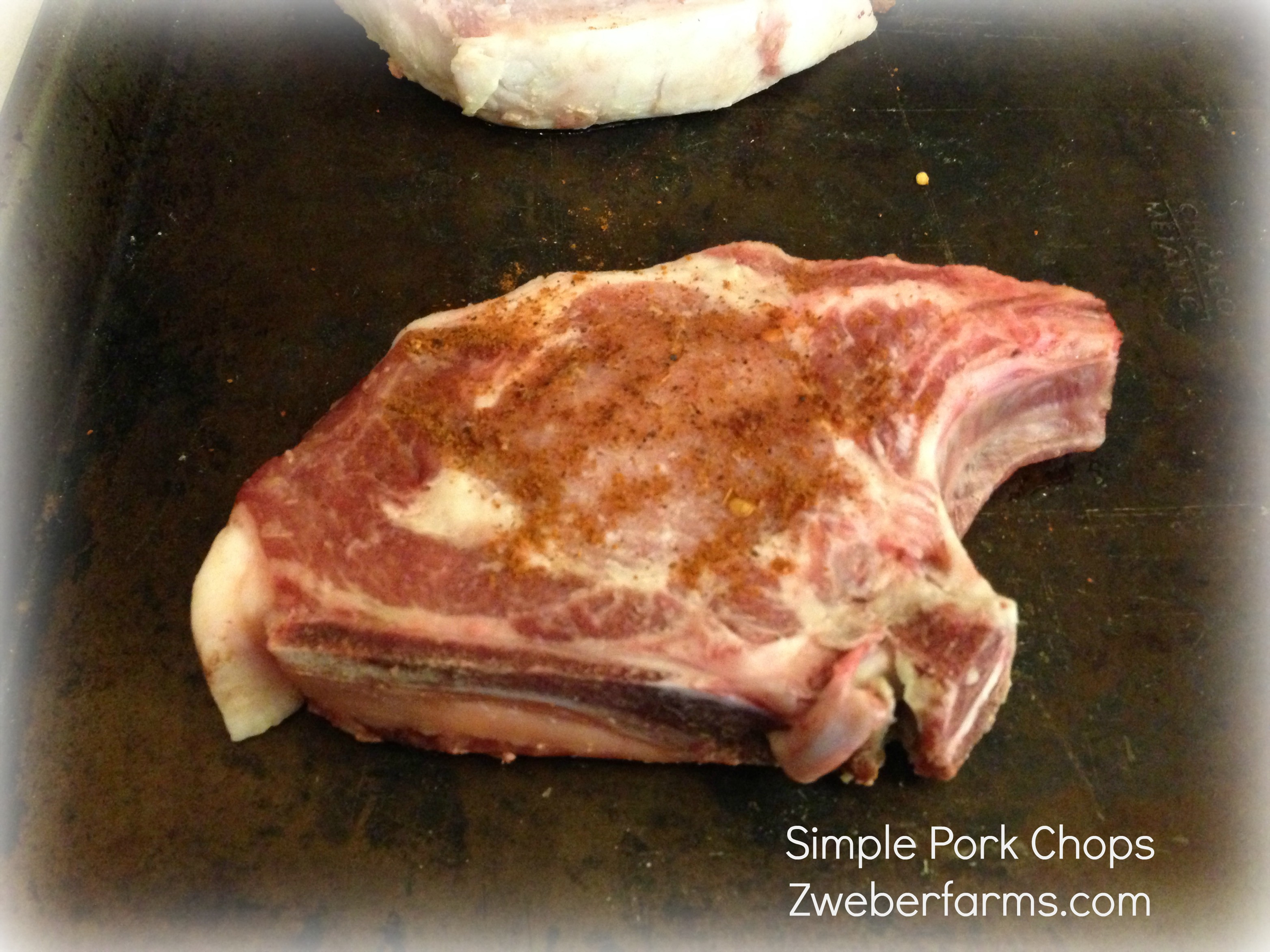 Oven Baked Bone In Pork Chops
 Simple Oven Baked Pork Chops Zweber Family Farms