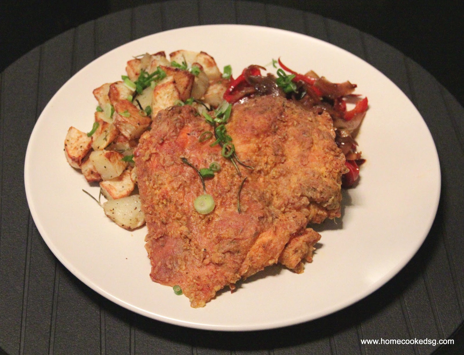 Oven Baked Breaded Chicken
 Home Cooked SG Oven Baked Breaded Chicken Thigh