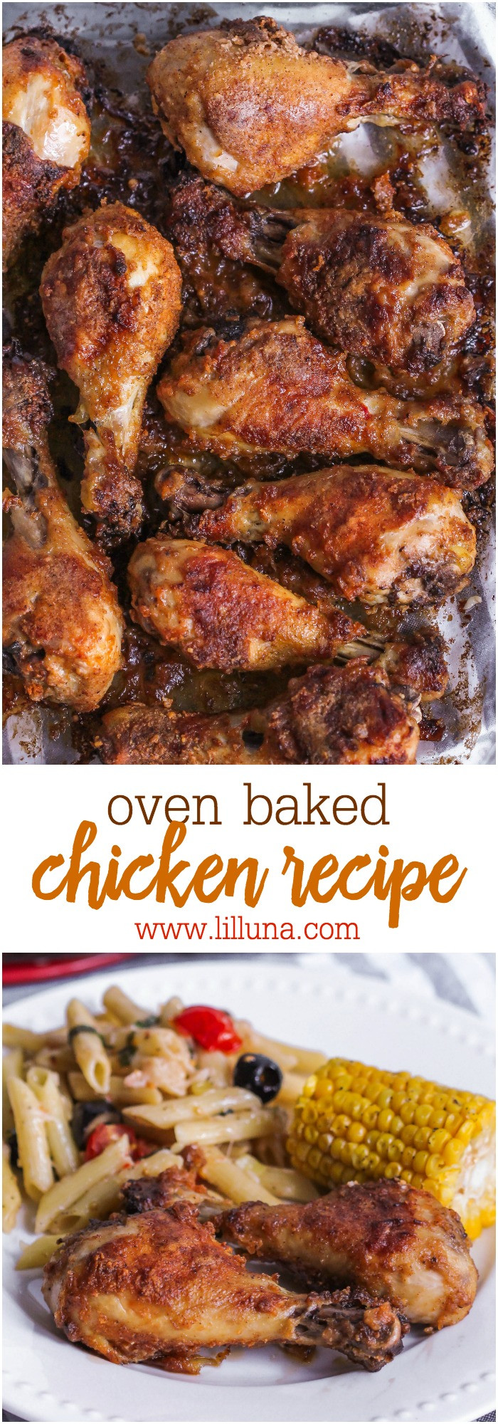 Oven Baked Chicken Recipes
 Oven Baked Drumsticks Recipe