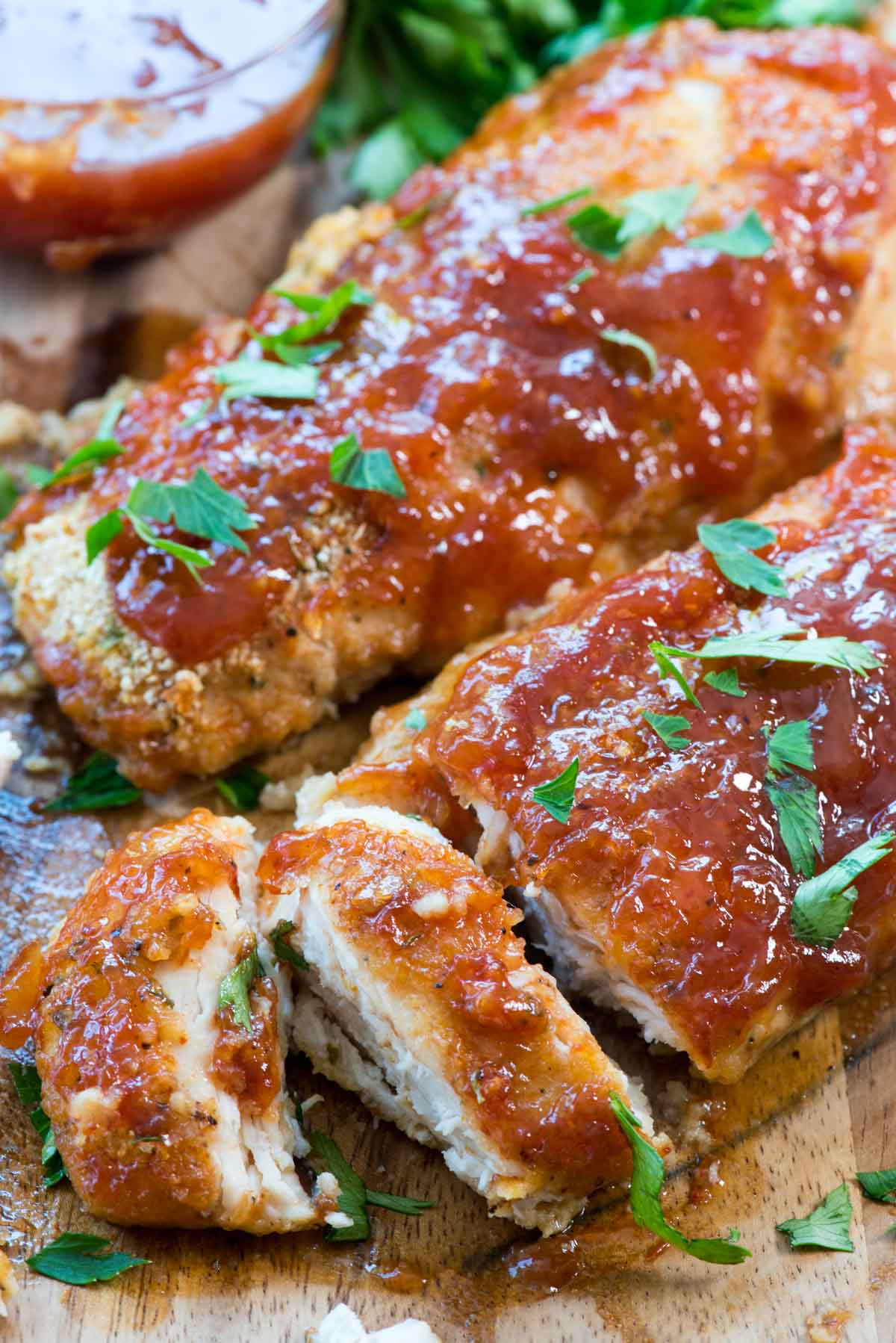 Oven Baked Chicken Recipes
 Easy Oven Baked BBQ Chicken Crazy for Crust