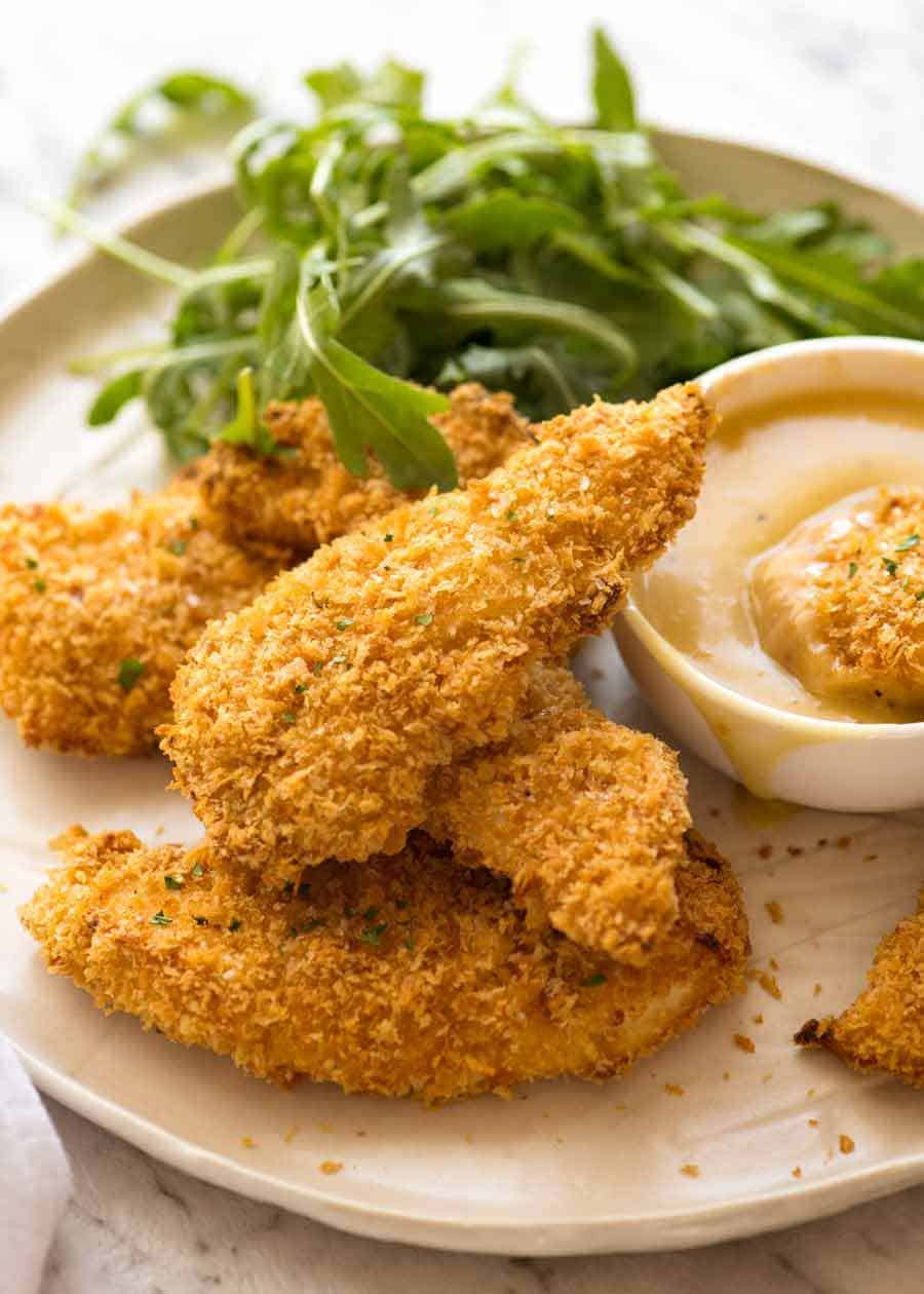 Oven Baked Chicken Tenders
 Truly Crispy Oven Baked Chicken Tenders