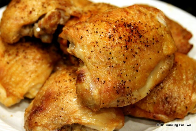 Oven Baked Chicken Thighs
 Crispy Oven Baked Chicken Thighs