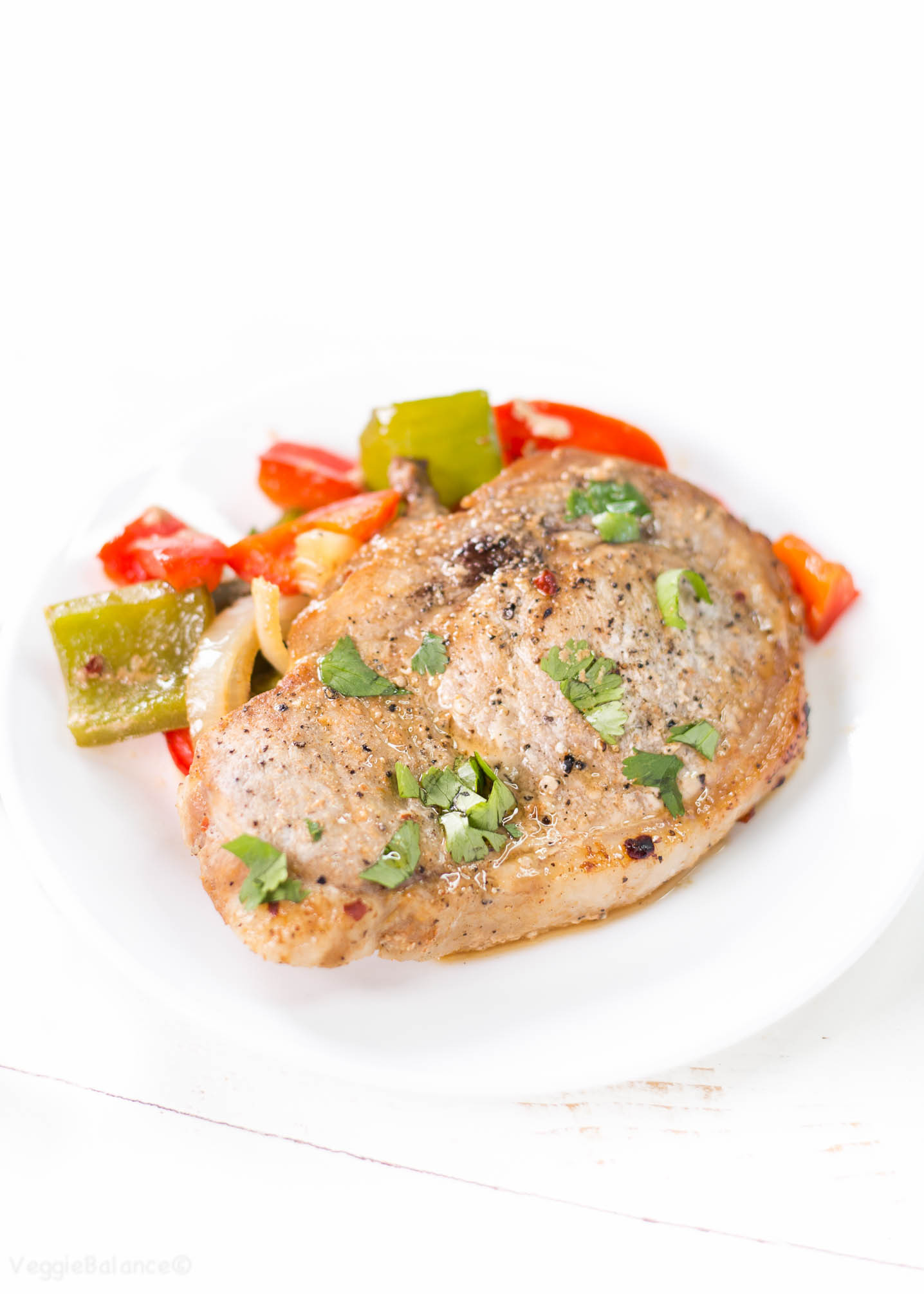 Oven Baked Pork Chops
 Oven Baked Pork Chops Smothered in Peppers Gluten Free