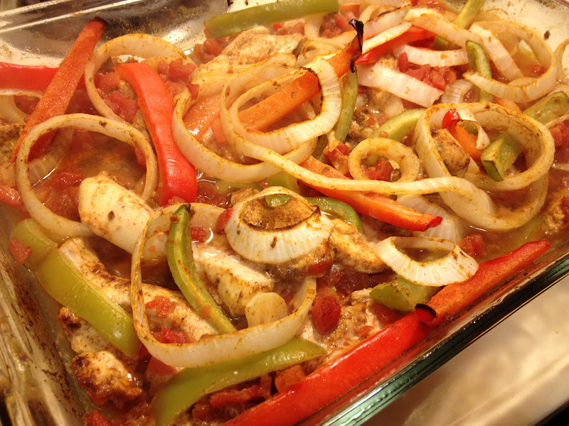 Oven Chicken Fajitas
 you should make this Oven Baked Chicken Fajitas