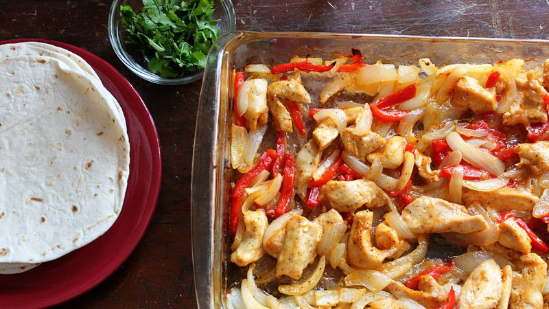 Oven Chicken Fajitas
 Easy Oven Baked Chicken Fajitas Recipe BettyCrocker