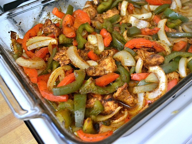 Oven Chicken Fajitas
 Easy Oven Fajitas Bud Bytes