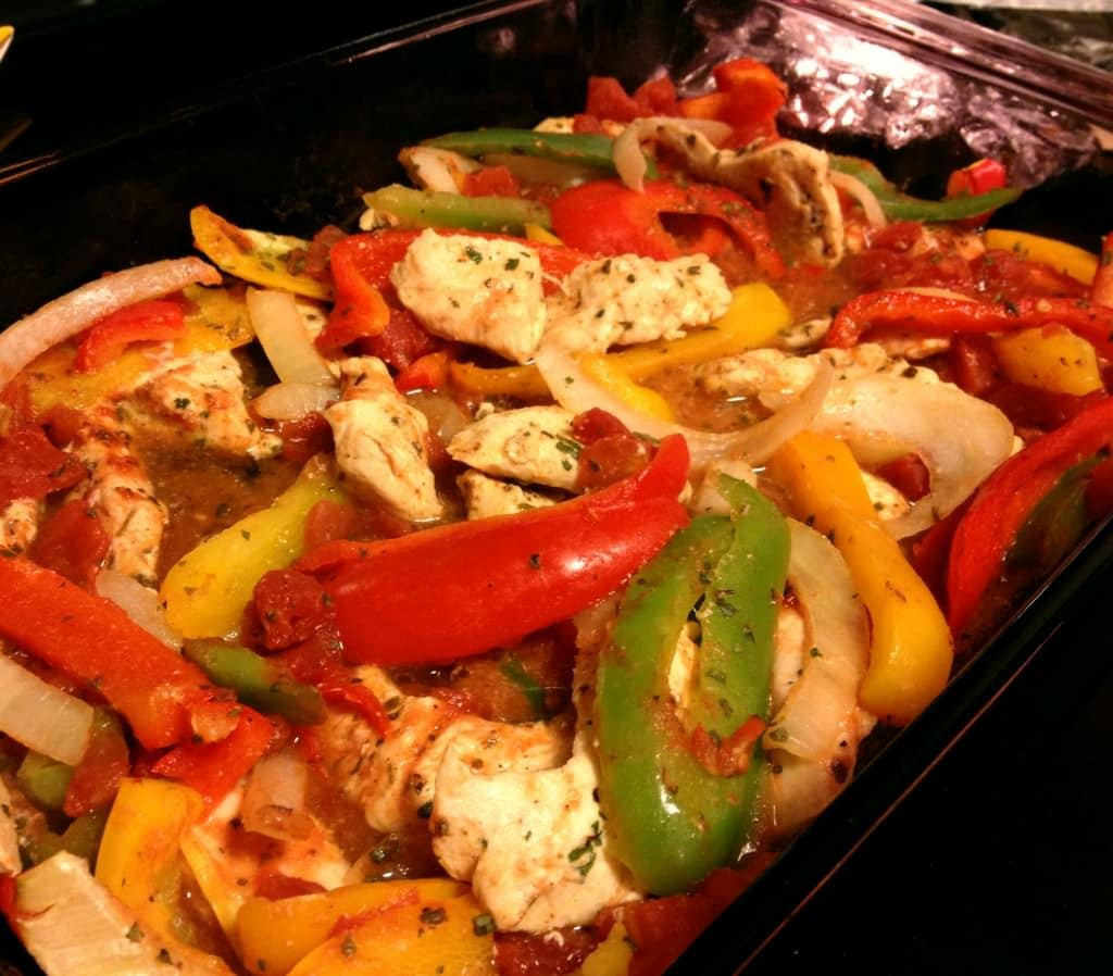 Oven Chicken Fajitas
 oven baked fajitas The Cookie Rookie