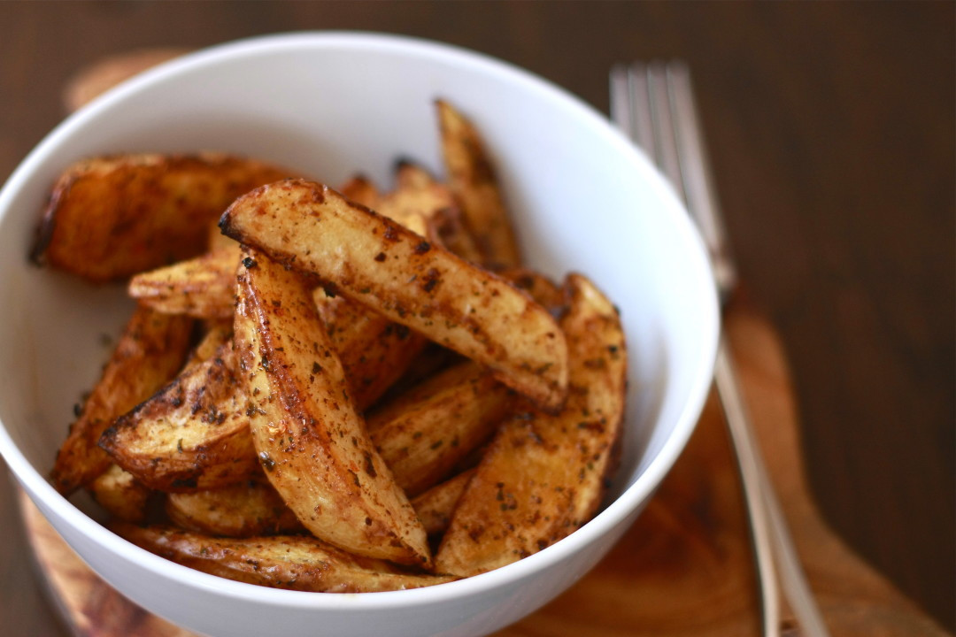 Oven Potato Wedges
 Crispy Oven Baked Chermoula Potato Wedges