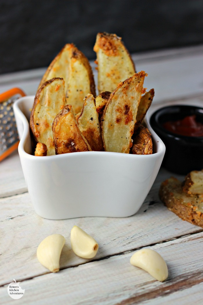 Oven Potato Wedges
 Crispy Oven Baked Garlic Parmesan Potato Wedges