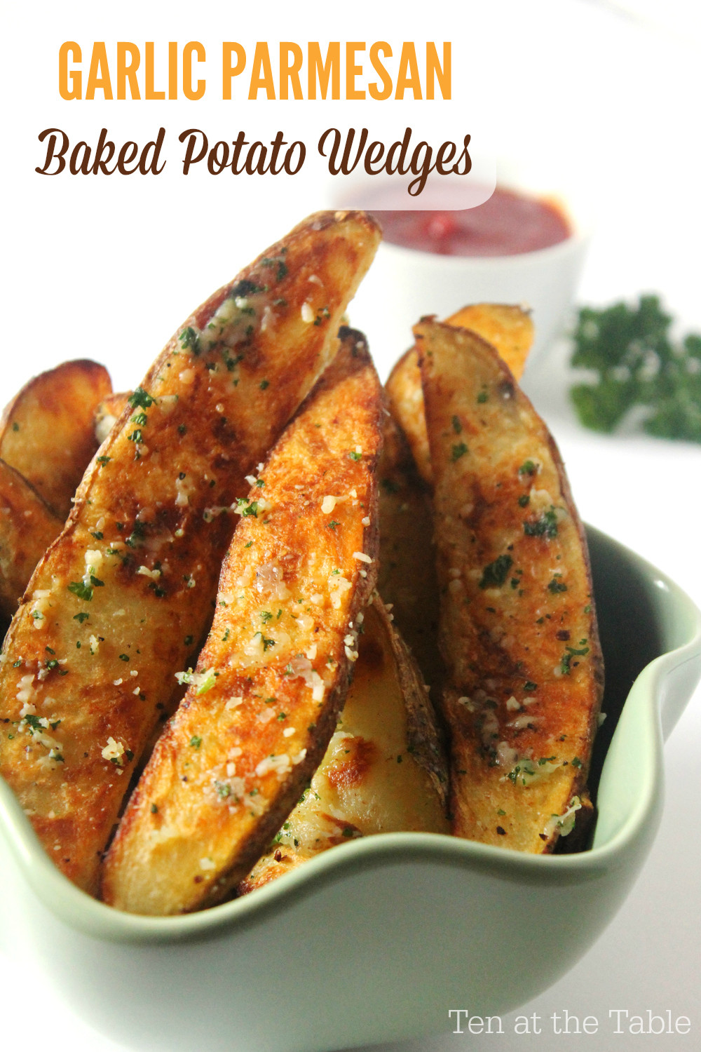 Oven Potato Wedges
 Garlic Parmesan Baked Potato Wedges