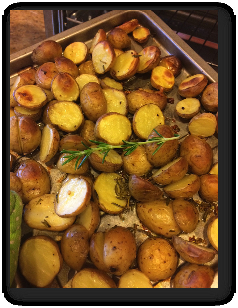 Oven Roasted Baby Potatoes
 oven roasted baby potatoes