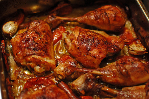 Oven Roasted Chicken Pieces
 Catalan Roast Chicken