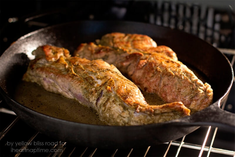 Oven Roasted Pork Tenderloin
 Pan Roasted Herbed Pork Tenderloin I ♥ naptime