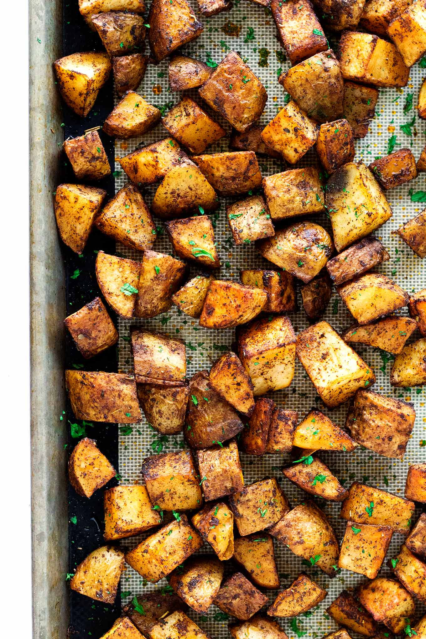 Oven Roasted Russet Potatoes
 Roasted Russet Potatoes • So Damn Delish