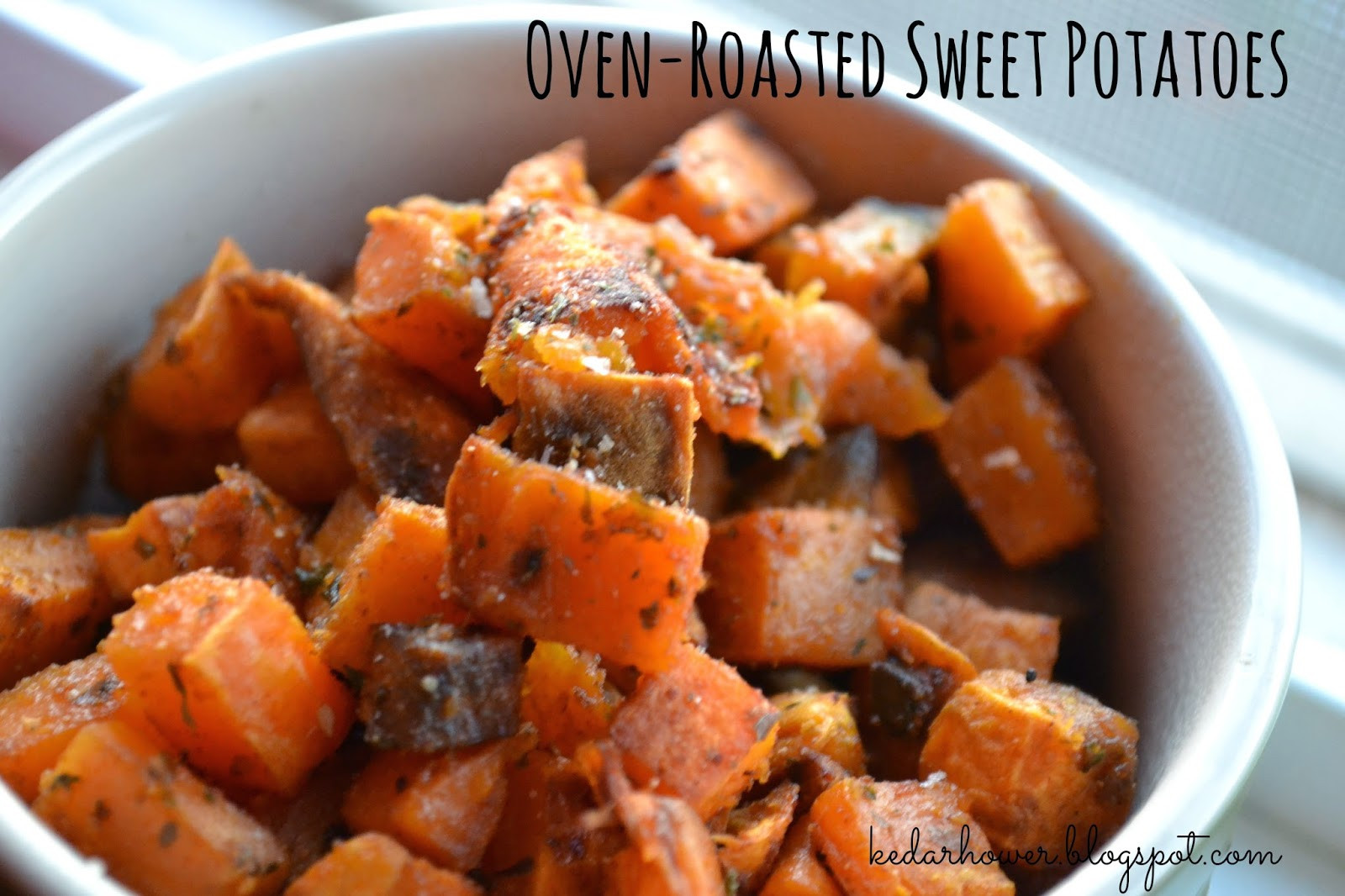 Oven Roasted Sweet Potatoes
 Stuff Things etc Oven Roasted Sweet Potatoes