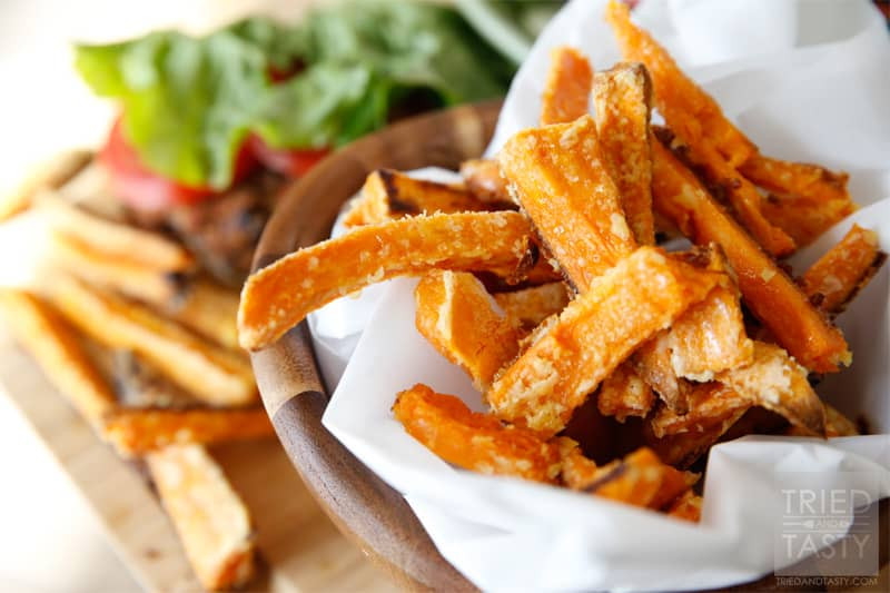 Oven Sweet Potato Fries
 Oven Baked Crispy Sweet Potato Fries Tried and Tasty