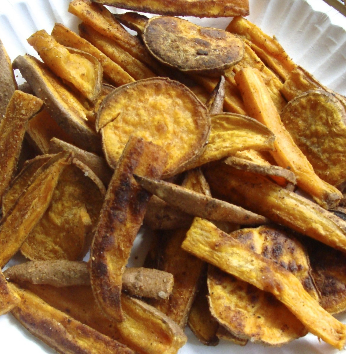 Oven Sweet Potato Fries
 Spicy Oven Sweet Potato Fries