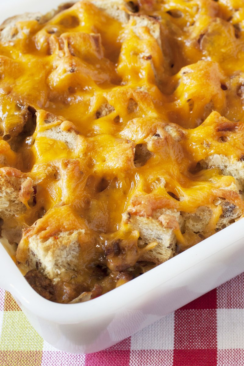 Overnight Breakfast Casserole Recipe
 Overnight Sausage and Cheese Breakfast Casserole