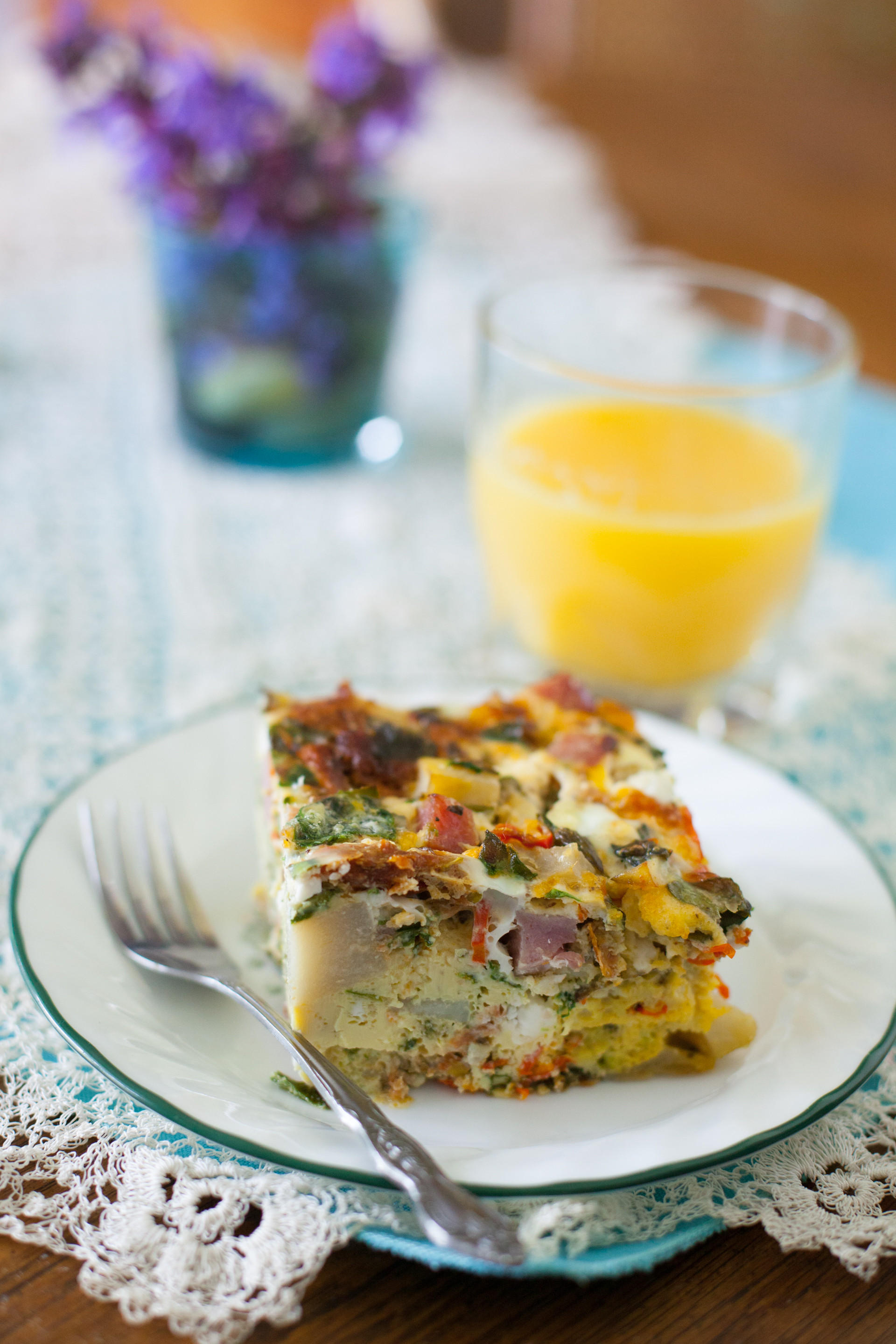 Overnight Breakfast Casserole Recipe
 Easy Overnight Ham and Veggie Breakfast Casserole Recipe