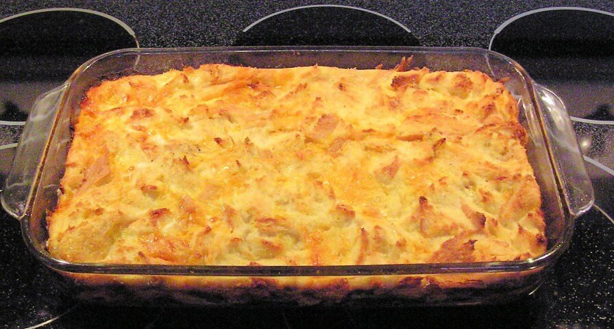 Overnight Breakfast Strata Recipe Cheddar Breakfast Strata Recipe