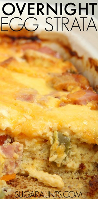 Overnight Breakfast Strata Recipe Overnight Egg Strata Recipe