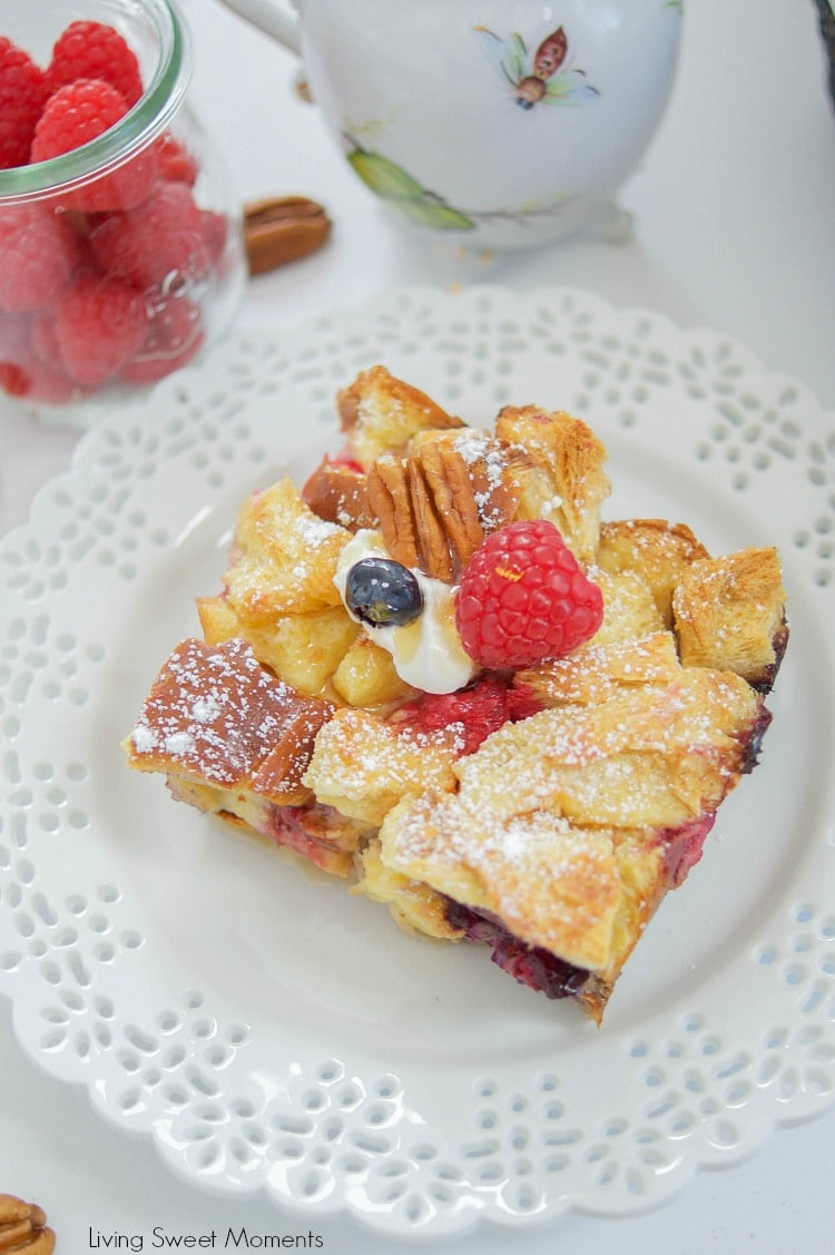 Overnight French Toast Casserole Recipe
 Stuffed Overnight French Toast Casserole Living Sweet