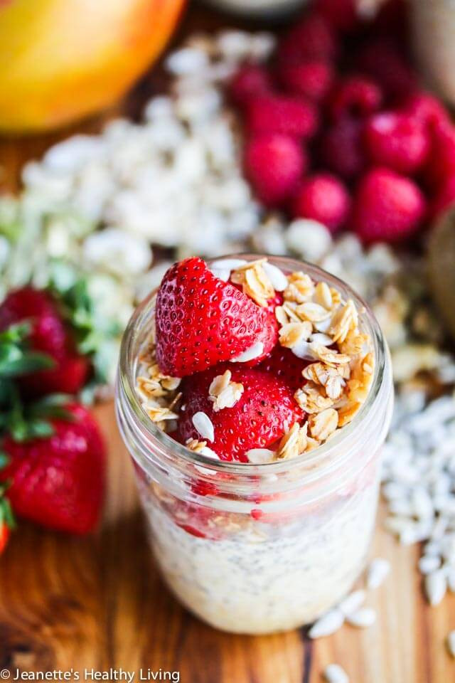 Overnight Oats Healthy
 no cook oatmeal mason jar